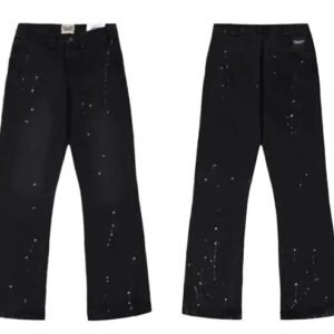 Gallery Dept. splatter - style black jeans
