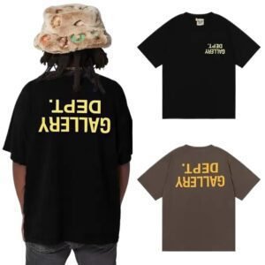 Gallery Dept. trendy brand black T-shirt