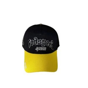 Godspeed American hip-hop style yellow and black hat
