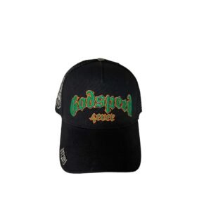 Godspeed retro-style black hat