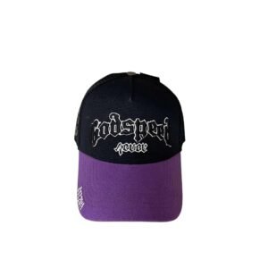 Godspeed Stitching Style Black and Purple Hat