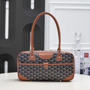GOYARD Classic Monogram Brown and Black Handbag
