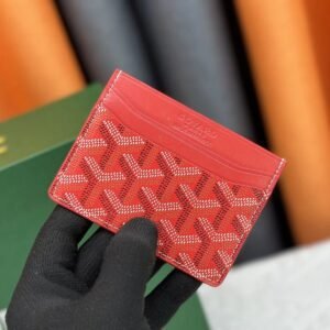 GOYARD Classic Red Card Holder