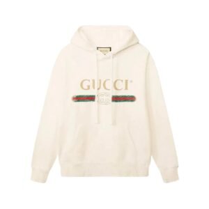 GUCCI classic retro style white sweatshirt
