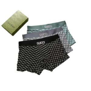 Gucci printed fashionable black underwear