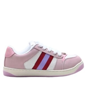 Gucci retro-style pink sports shoes