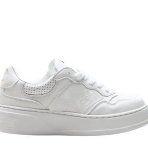 Gucci retro-style white sneakers
