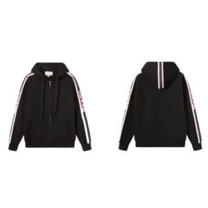 Gucci striped fashion style black sweatshirt