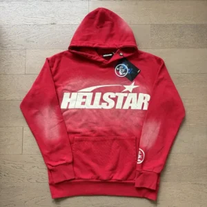 Hellstar brand red hoodie