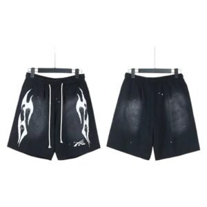 Hellstar dark style black shorts