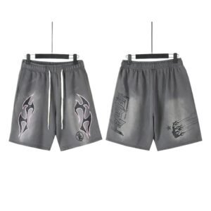 Hellstar dark style grey shorts