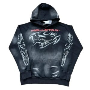 Hellstar Dark Style Skull Print Hoodie