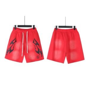Hellstar Flame Wind Red Shorts
