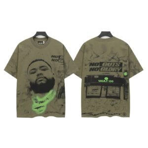 Hellstar NO GUTS series dark style T-shirts