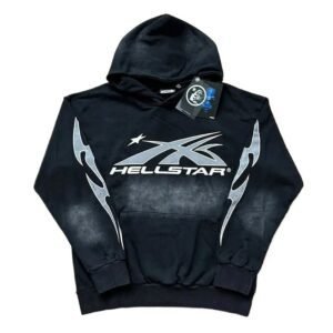Hellstar trendy and cool style black hoodie