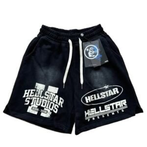 Hellstar Trendy Brand Black Shorts