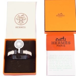 Hermès classic fashion black and white bracelet