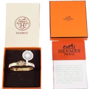 Hermès Enamel Fashion Bracelet