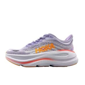 HOKA casual light purple running shoes