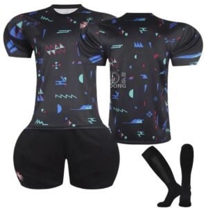 Inspire Portugal Geometric Style Black T-shirt