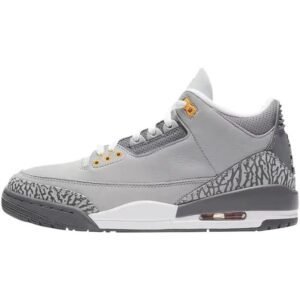 Jordan 3 Grey-Black Trendy Shoes