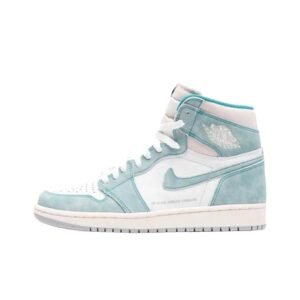 Jordan AJ1 High-Top Mint White Sneakers
