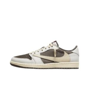 Jordan AJ1 Retro Style Grey-Brown Shoes