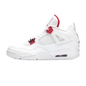 Jordan AJ4 Stylish Red and White Sports Shoes