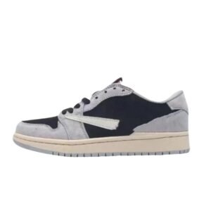 Jordan Low-top Retro Style Gray and Black Shoes