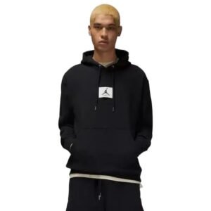 Jordan minimalist style black hoodie