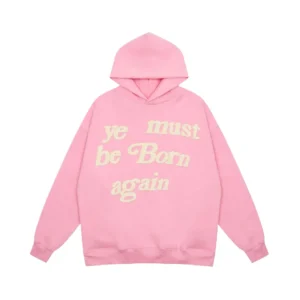 Kanye Rebirth Series Pink Trendy Hoodie