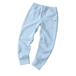 Lacoste casual style light blue sweatpants