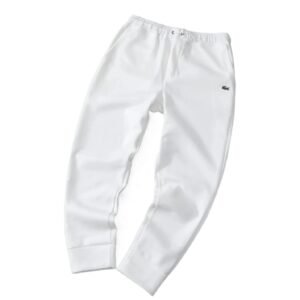 Lacoste casual style white sweatpants