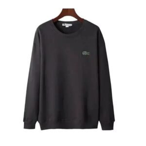 Lacoste simple style black sweatshirt