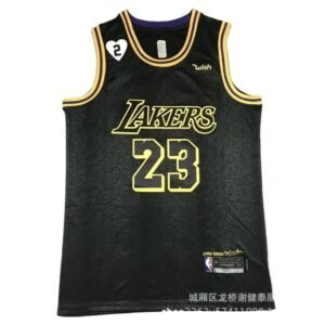 Lakers LBJ series black jerseys