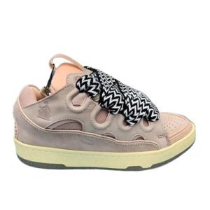 LANVIN Retro Brown and Yellow Sports Shoes