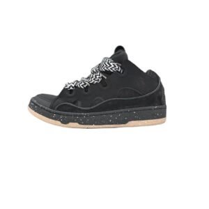 LANVIN retro-style black sneakers