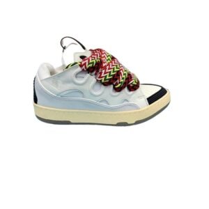 LANVIN retro - style white sports shoes