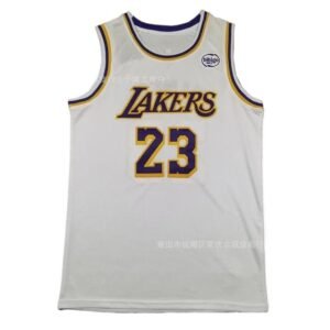 LBJ Lakers Retro White Jersey