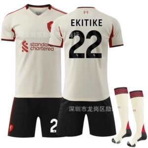 LFC away game style white jersey