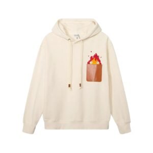 LOEWE Cartoon Style Off-white Sweatshirt