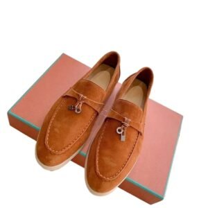 Loro Piana casual style brown loafers