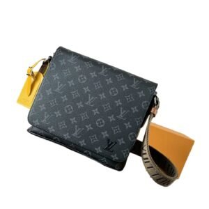 Louis Vuitton classic monogram black and grey crossbody bag