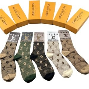 LV classic retro-style socks