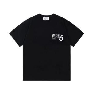 Maison Margiela pixel - style black T - shirt