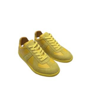 Maison Margiela retro-style yellow sneakers