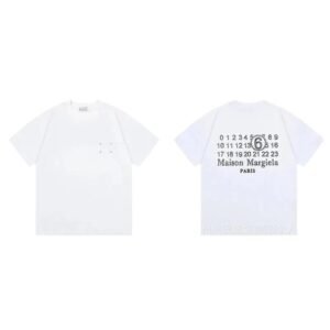 Maison Margiela White T-shirt with Digital Print