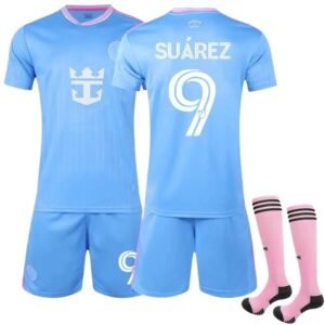 Miami International blue sports style jersey