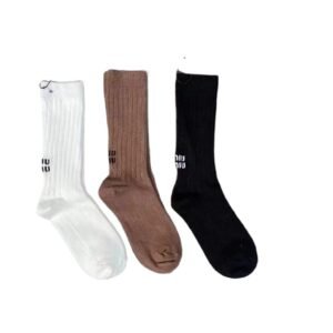 Miu Miu minimalist style multi - colored socks
