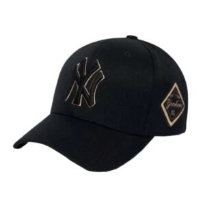 MLB baseball style black baseball cap